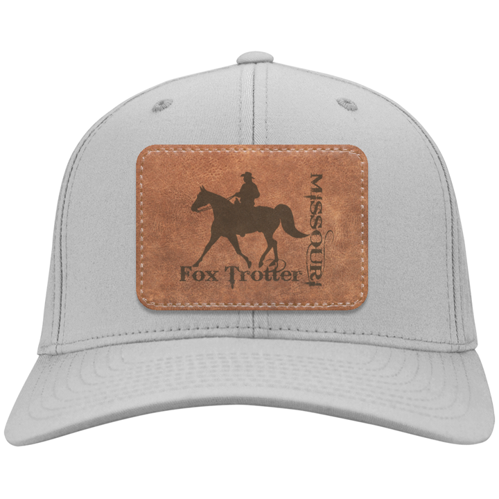 MISSOURI FOX TROTTER ON LEATHER CP80 Twill Cap - Patch