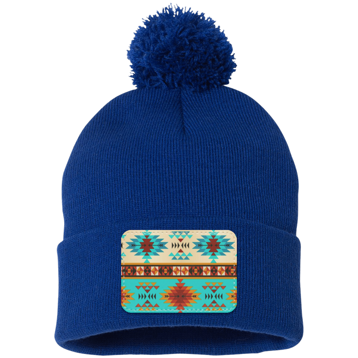 DUTTON RANCH 1 SP15 Pom Pom Knit Cap - Patch