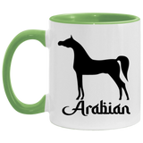 ARABIAN ART TUMBLER 4HORSE AM11OZ 11 oz. Accent Mug