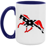 Rebel on the Rail Tennessee Walking Horse Pleasure AM15OZ 15oz. Accent Mug