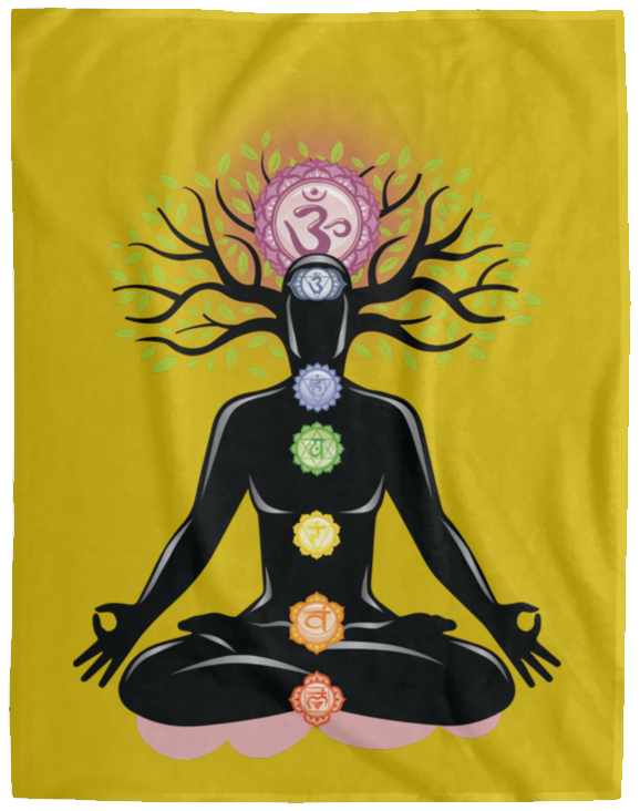 CHAKRAS PLUSH BLANKET (12 STYLES AND SIZES)
