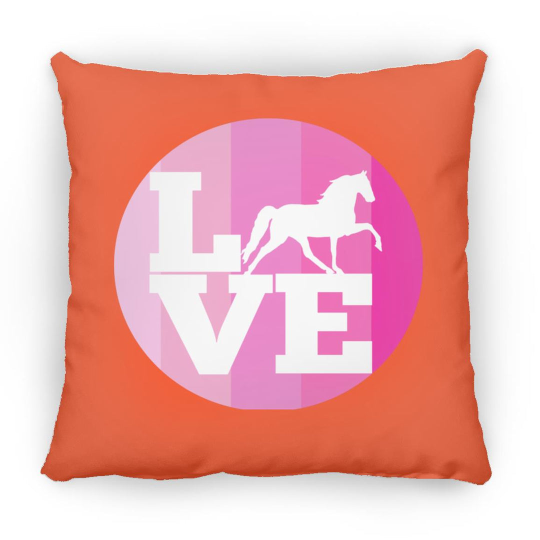 LOVE TWH PLEASURE SHADES OF PINK ZP14 Small Square Pillow