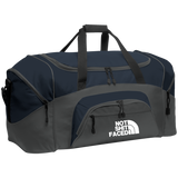 NOT SHIT FACED (WHITE) BG99 Colorblock Sport Duffel