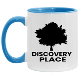 DISCOVERY PLACE LOGO 2023 DESIGN 2 ALL BLACK AM11OZ 11 oz. Accent Mug