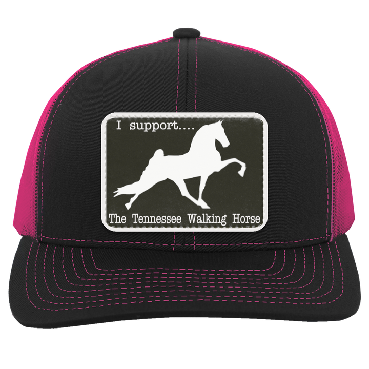 I SUPPORT THE TWH -RECTANGLE 104C Trucker Snap Back - Patch