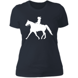 Missouri Fox Trotter LADY FINAL ART WHITE NL3900 Ladies' Boyfriend T-Shirt