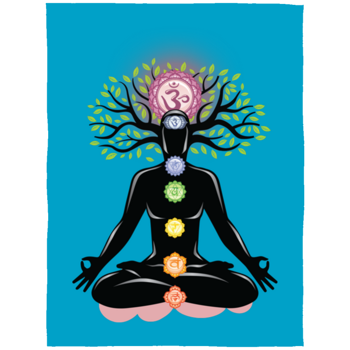 CHAKRAS PLUSH BLANKET (12 STYLES AND SIZES)