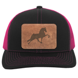 TENNESSEE WALKING HORSE PERFORMANCE LEATHER 104C Trucker Snap Back - Patch