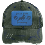 WALKIN ACROSS TENNESSEE TWH 6990 Distressed Unstructured Trucker Cap - Patch