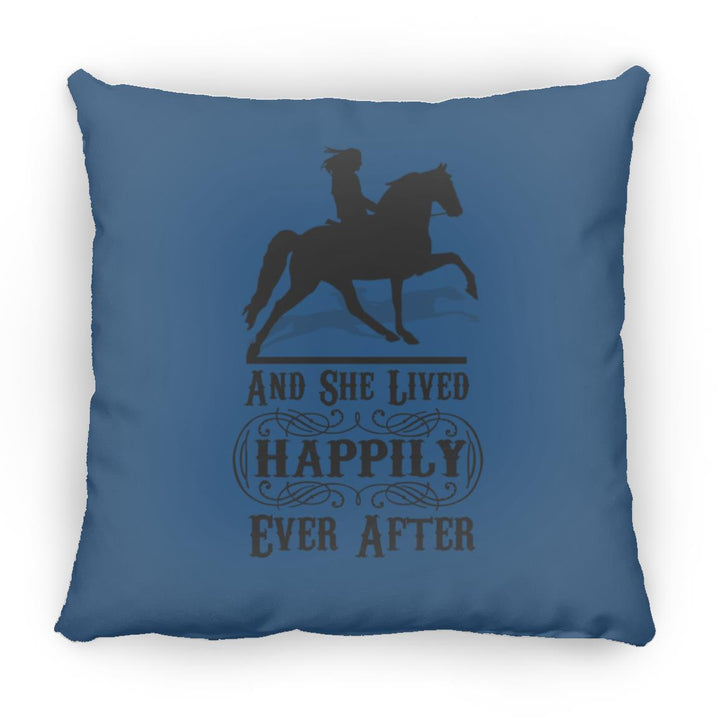 HAPPILY EVER AFTER (TWH Pleasure) Blk ZP14 Small Square Pillow