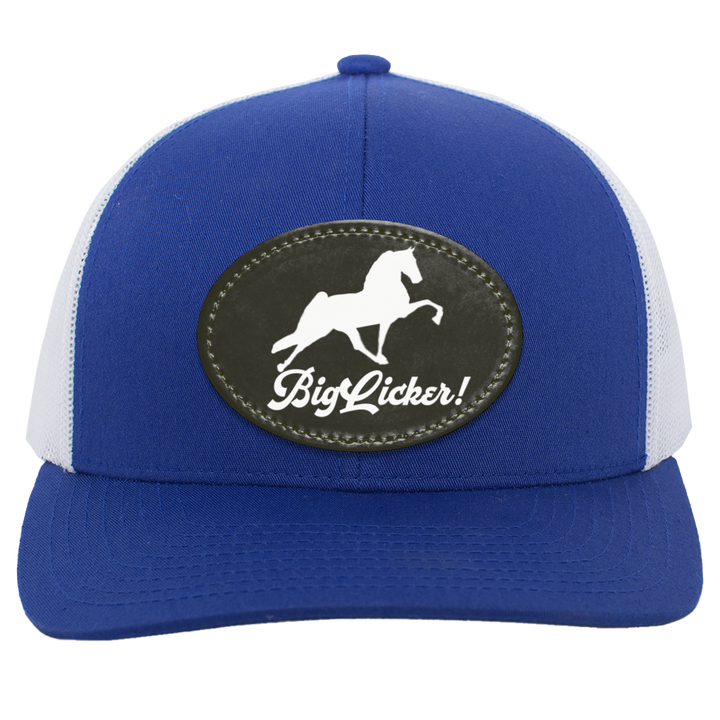 BIG LICKER PATCH HATTRUCKER HAT ( THREE SHAPES-12 COLORS AND STYLES)