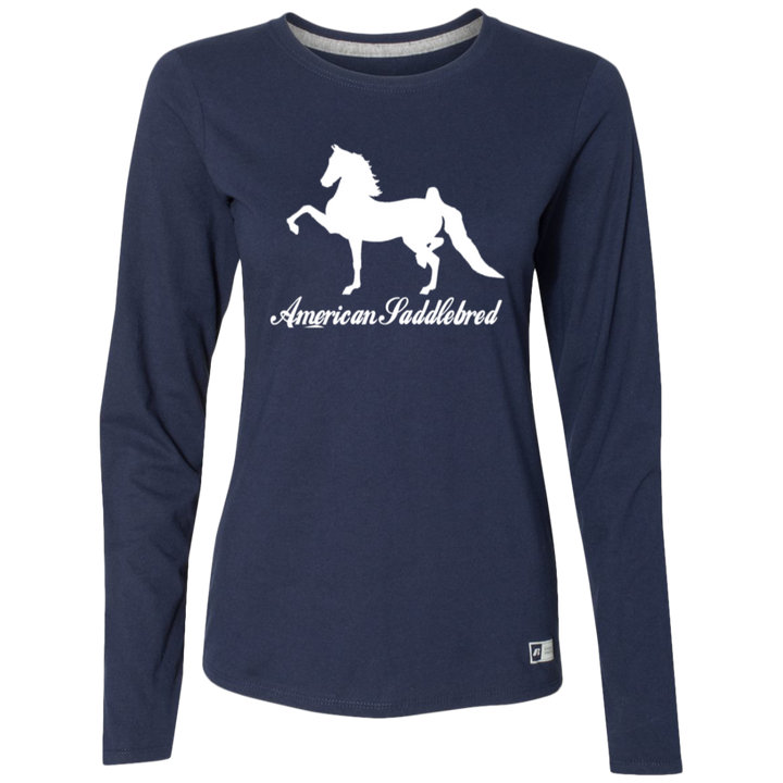 AMERICAN SADDLEBRED 64LTTX Ladies’ Essential Dri-Power Long Sleeve Tee