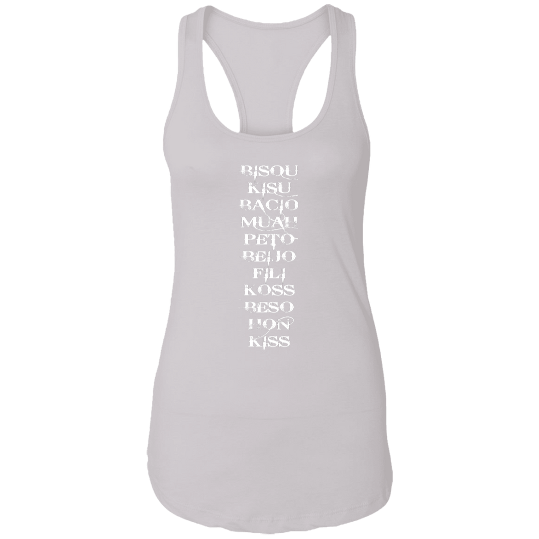 OLD983INWHITE NL1533 Ladies Ideal Racerback Tank