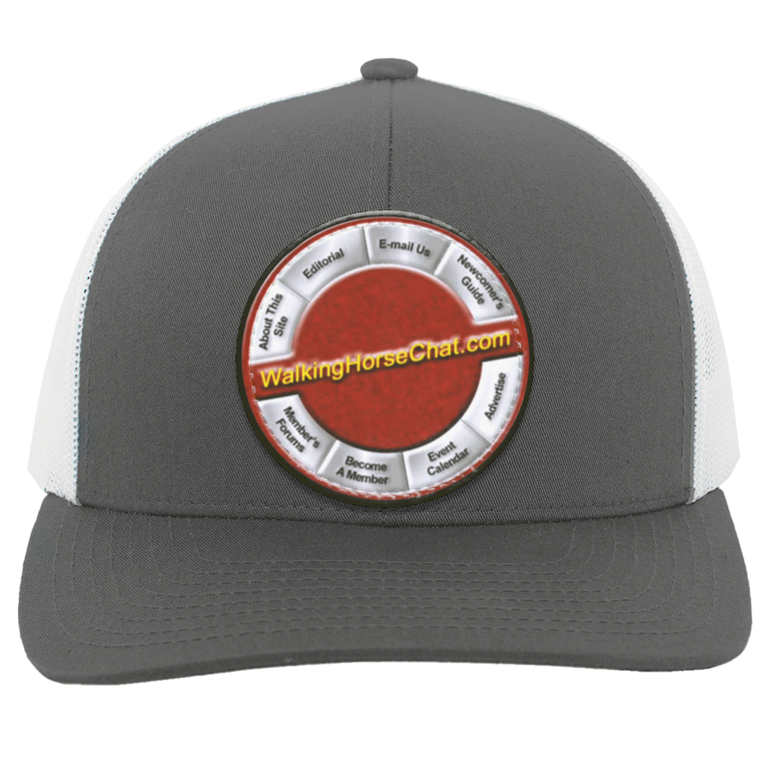 WalkingHorseChat Hat Logo 104C Trucker Snap Back - Patch