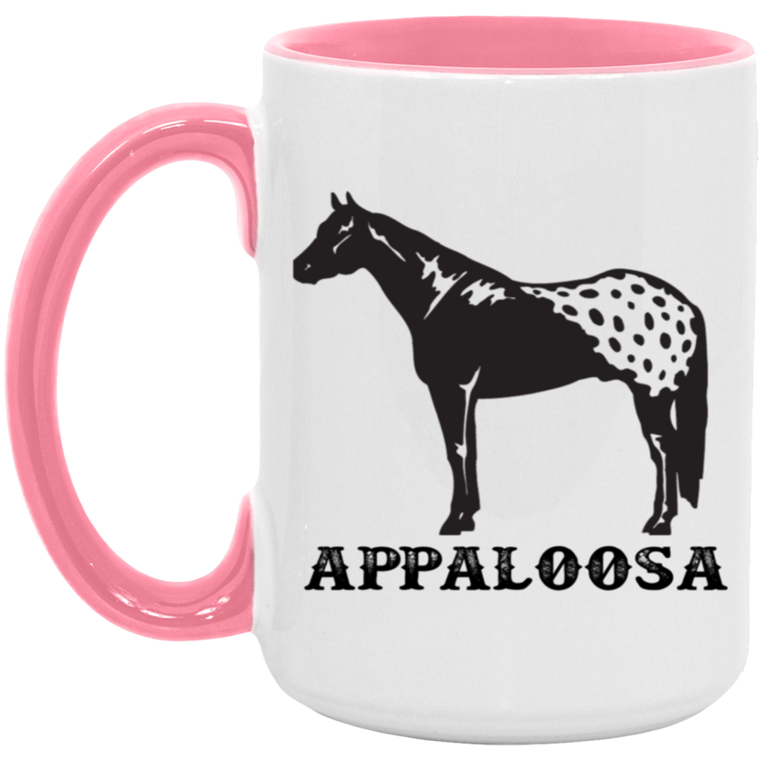 APPALOOSA ART TUMBLER 4HORSE AM15OZ 15oz. Accent Mug
