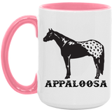 APPALOOSA ART TUMBLER 4HORSE AM15OZ 15oz. Accent Mug
