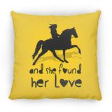 SHE FOUND HER LOVE (TWH pleasure)Bblack art ZP18 Large Square Pillow