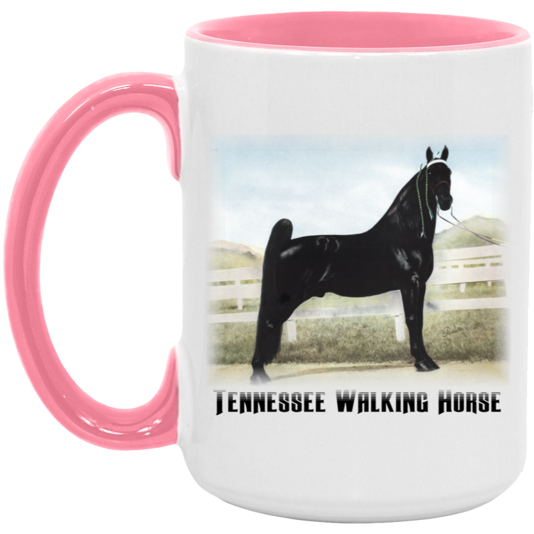 TENNESSEE WALKING HORSE (STANDING) 4HORSE AM15OZ 15oz. Accent Mug