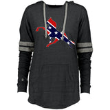 Rebel on the Rail Tennessee Walking Horse Performance 229390 Ladies Hooded Low Key Pullover