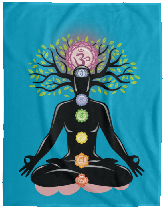 CHAKRAS PLUSH BLANKET (12 STYLES AND SIZES)