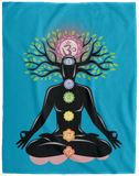 CHAKRAS PLUSH BLANKET (12 STYLES AND SIZES)