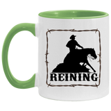 REINING STYLE 1 4HORSE AM11OZ 11 oz. Accent Mug