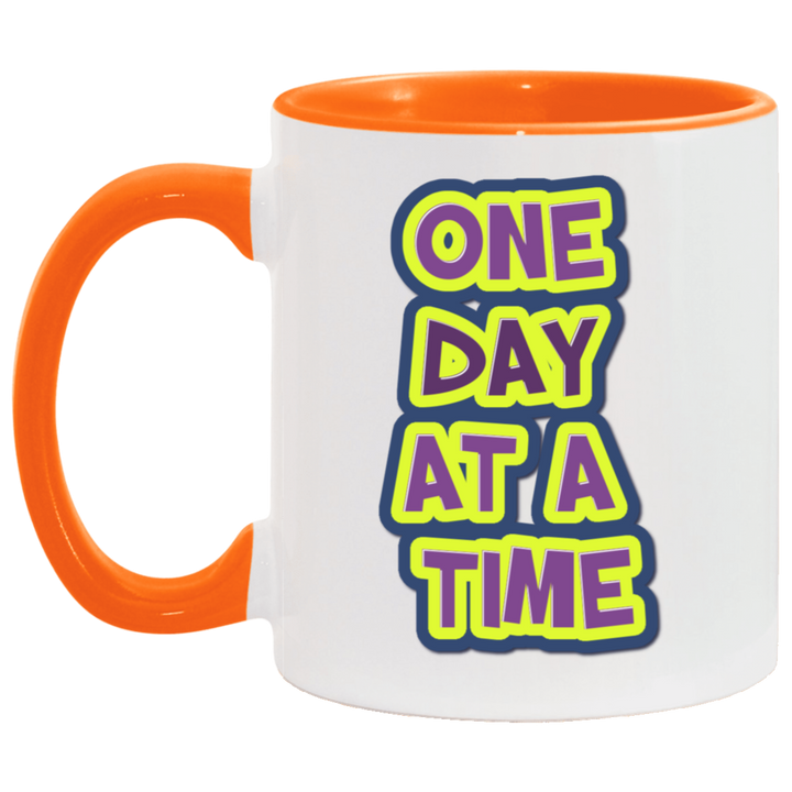 ONE DAY AT A TIME (RECOVERY) AM11OZ 11 oz. Accent Mug