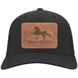 AMERICAN SADDLEBRED ON LEATHER CP80 Twill Cap - Patch