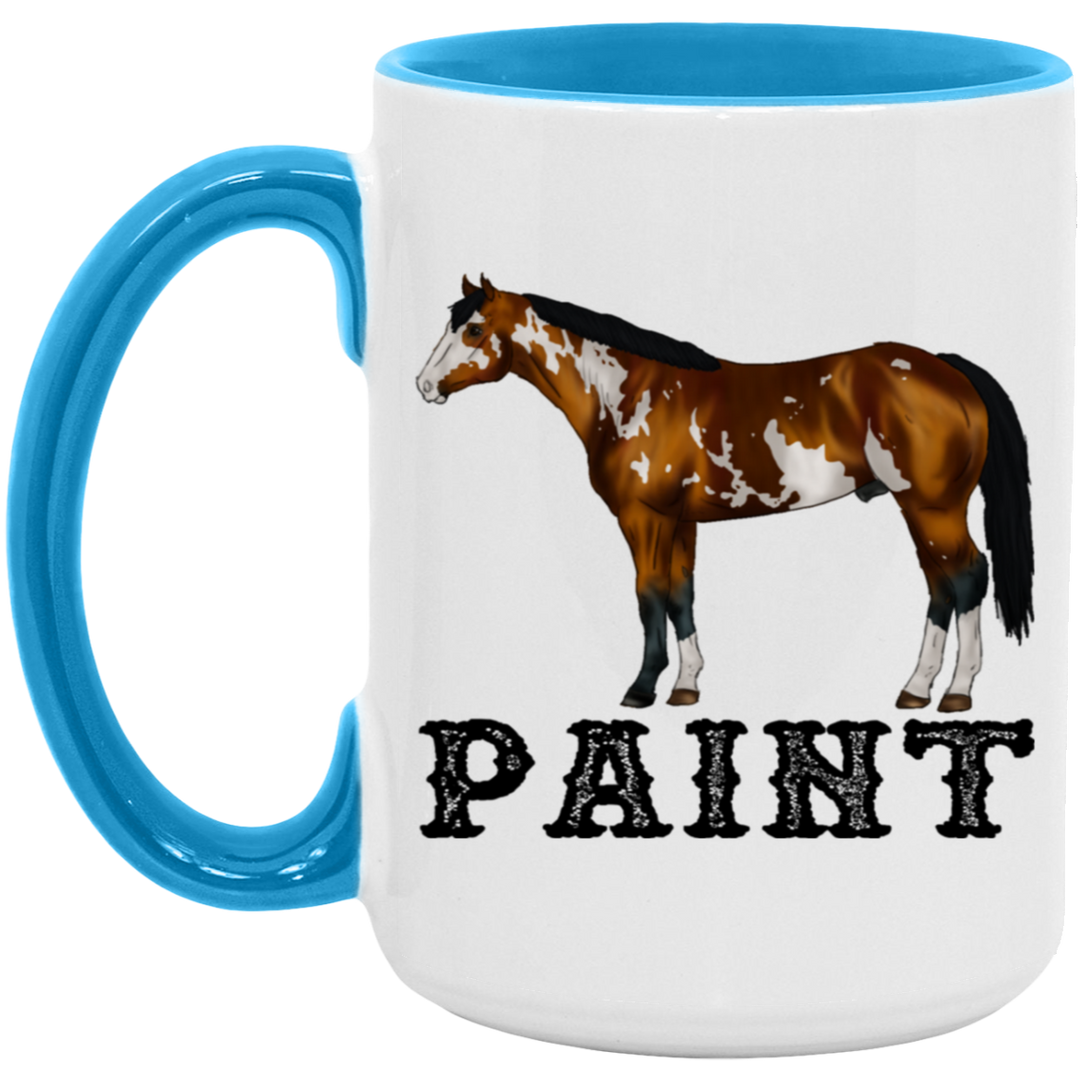 PAINT STYLE 1 4HORSE AM15OZ 15oz. Accent Mug