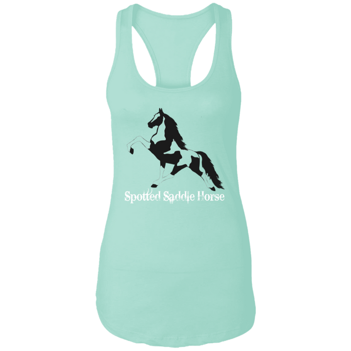 Spotted Saddle Horse NL1533 Ladies Ideal Racerback Tank