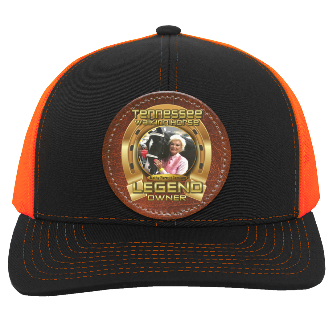 KATHY PARROTT JAMISON (TWH LEGENDS) HAT 104C Trucker Snap Back - Patch