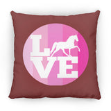 LOVE TWH PLEASURE SHADES OF PINK ZP16 Medium Square Pillow