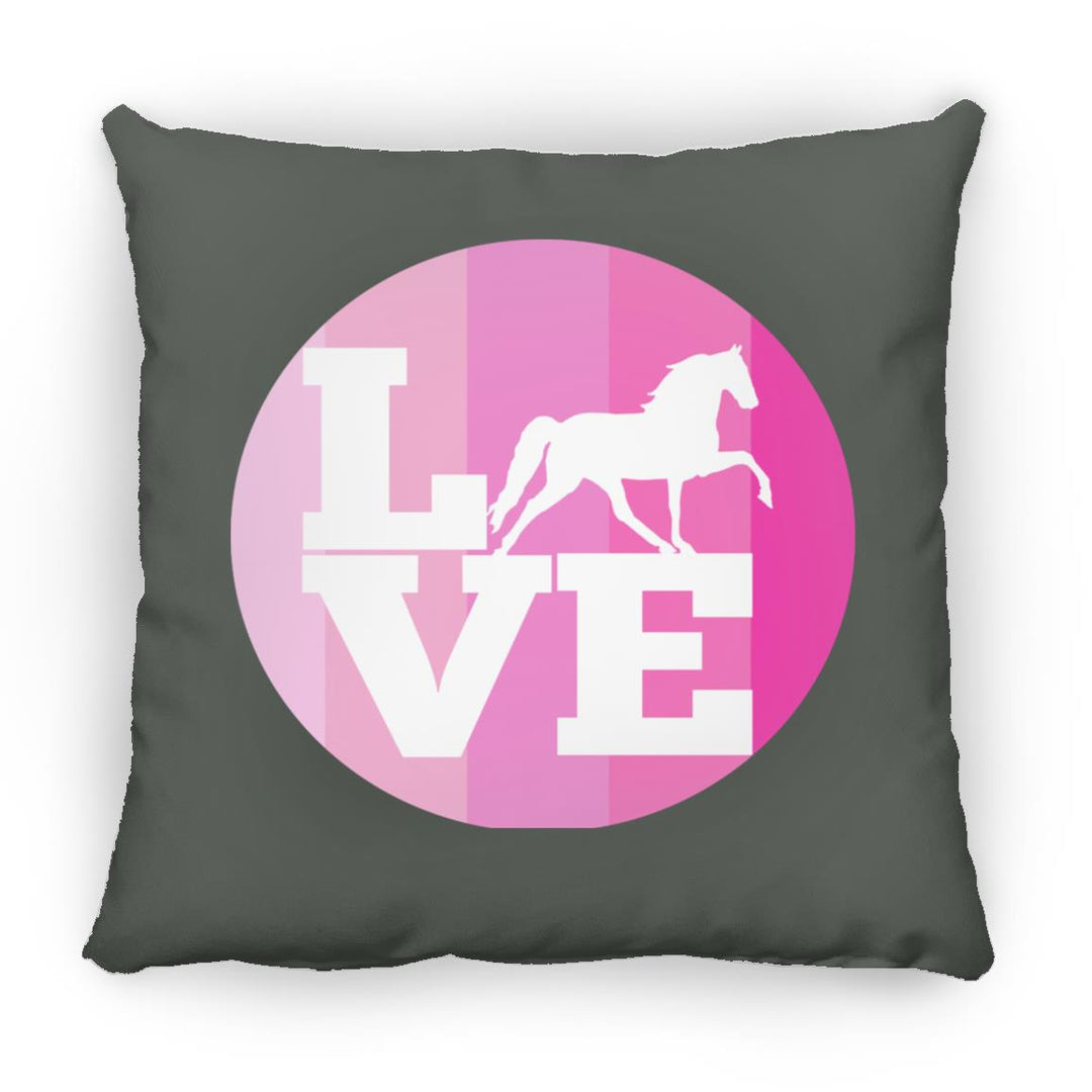 LOVE TWH PLEASURE SHADES OF PINK ZP14 Small Square Pillow