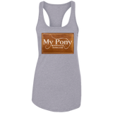 MY PONY NASHVILLE BRAND NL1533 Ladies Ideal Racerback Tank