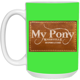 MY PONY NASHVILLE BRAND 21504 15oz White Mug