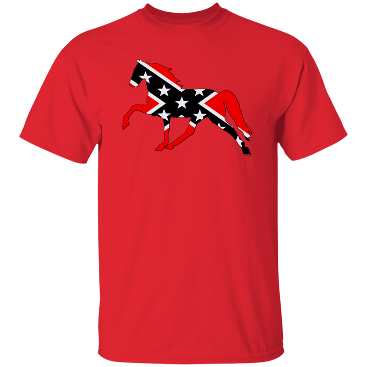 Rebel on the Rail Tennessee Walking Horse Pleasure G500 5.3 oz. T-Shirt
