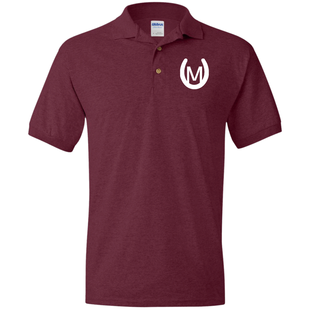 MANES RANCH (white) G880 Jersey Polo Shirt