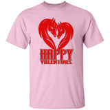 Horse Heart Happy Valentines G500 5.3 oz. T-Shirt