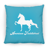 AMERICAN SADDLEBRED (DESIGN 1) WHITE 4HORSE PILLOWS THREE SIZES