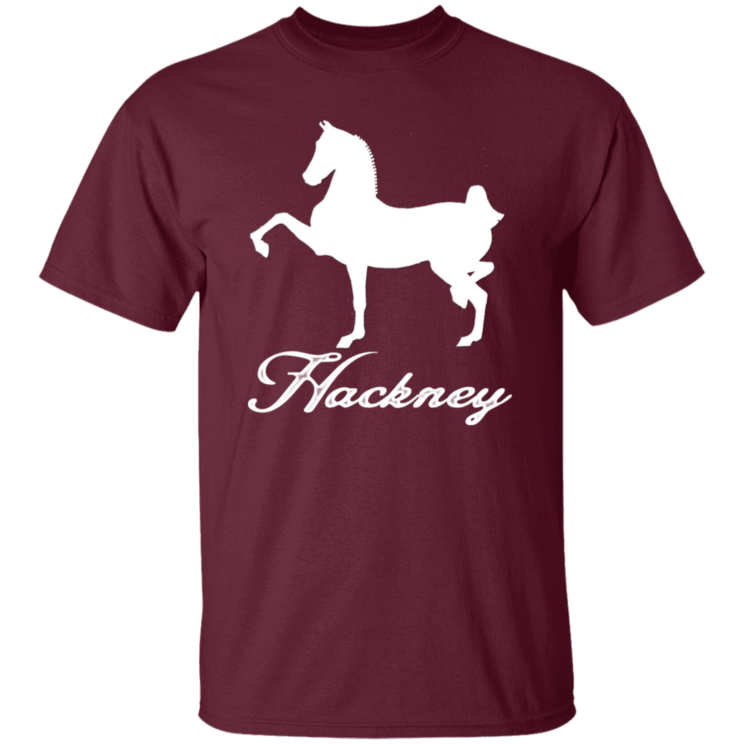 HACKNEY DESIGN 1 (white) 4HORSE G500 5.3 oz. T-Shirt