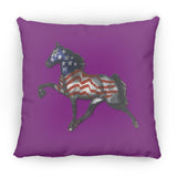 Tennessee Walking Horse Performance All American ZP14 Small Square Pillow