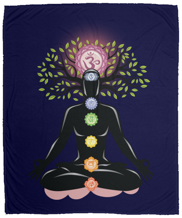 CHAKRAS PLUSH BLANKET (12 STYLES AND SIZES)