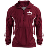 TRAIL PLEASURE JST63 Unisex Colorblock Raglan Anorak