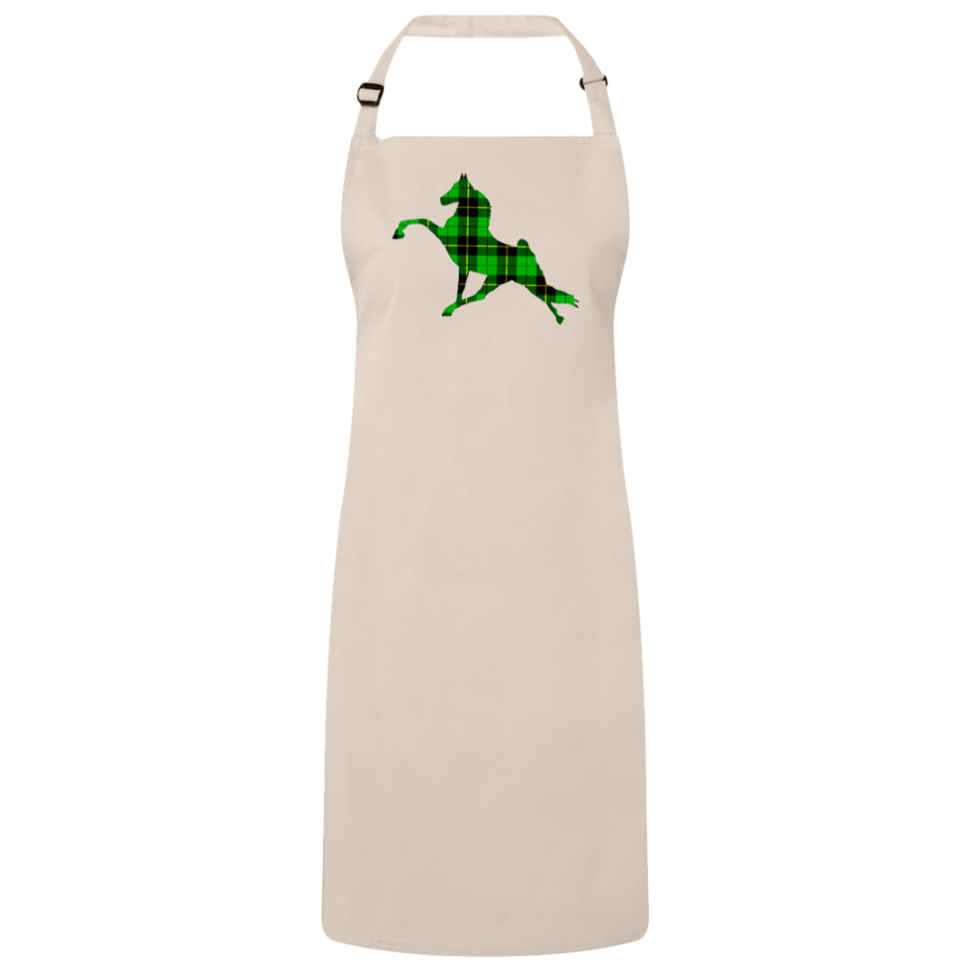 TWHGREENPLAIDFINAL RP150 Sustainable Unisex Bib Apron