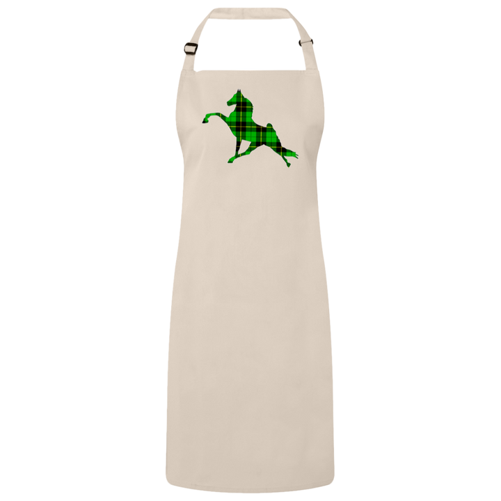TWHGREENPLAIDFINAL RP150 Sustainable Unisex Bib Apron