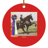 WGC SHADES OF CARBON SUBORNC Circle Ornament