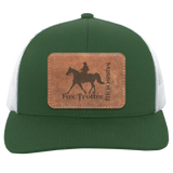MISSOURI FOX TROTTER ON LEATHER 104C Trucker Snap Back - Patch