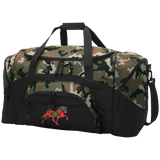 TENNESSEE WALKING HORSE DESIGN 3 JMD (RED PLAID) BG99 Colorblock Sport Duffel