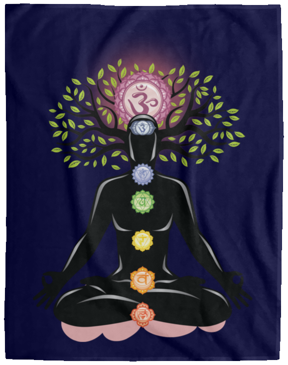 CHAKRAS PLUSH BLANKET (12 STYLES AND SIZES)