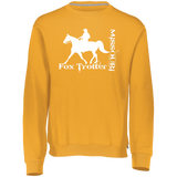 MISSOURI FOX TROTTER (white) 4HORSE 698HBM Dri-Power Fleece Crewneck Sweatshirt